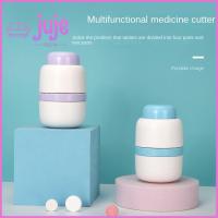 JUJE83274กล่อง2-in-1Pill ขนาดเล็กกันน้ำพร้อมกล่องใส่ยาที่ตัดยาทนทานกล่องแยกสายประหยัดแรงงาน