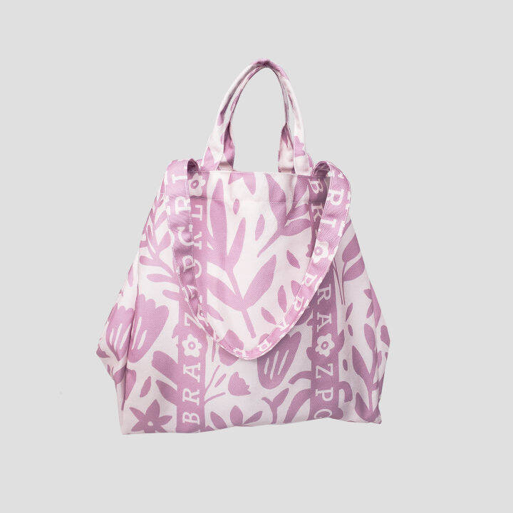 lilly-bag-กระเป๋าผ้าแคนวาสรุ่น-lilly-กระเป๋าสะพายผู้หญิงใบใหญ่-ติดกระดุมข้างปรับทรงได้-สายหิ้วได้-2-แบบ