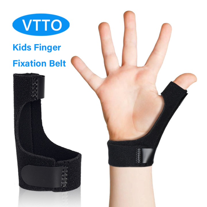 VTTO 1PCS Kids Finger Sprain Finger Guard Wrist Rehabilitation Ultra