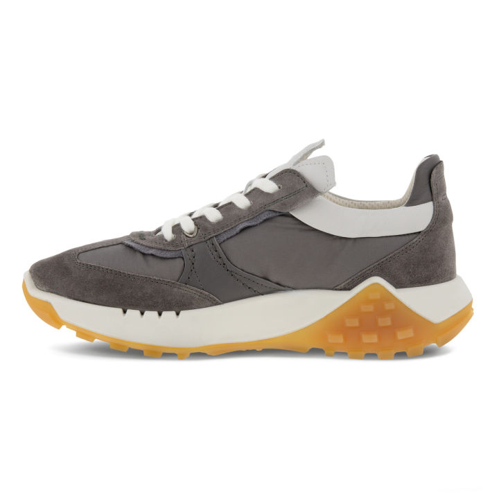 ecco-รอเท้าหนังรุ่น-retro-sneaker-w-sneaker-gray