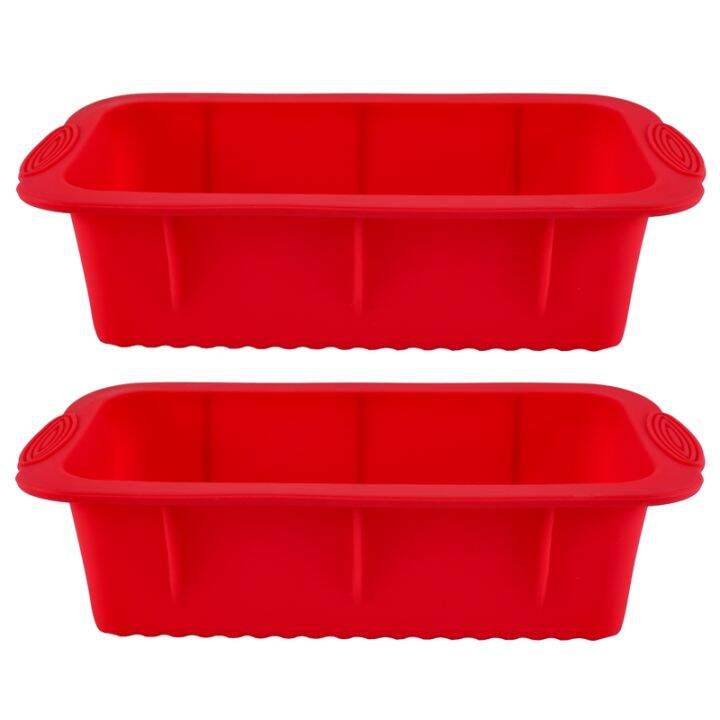 Silicone Loaf Tins Set of 2,Bread Tins for Baking,Non Stick Baking Tray