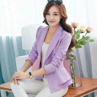 Small suit jacket female autumn s outer wear long-sleeved ca小西装外套女秋款外穿长袖休闲百搭韩版小香风短款西服女外套洋气9.04