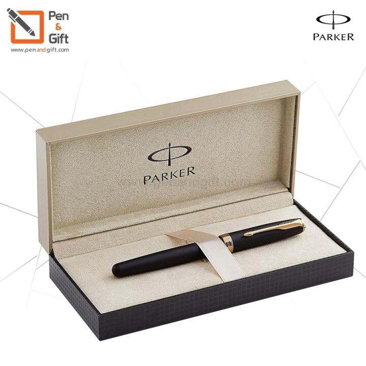 parker-urban-premium-matte-black-ballpoint-pen-rollerball-pen-set-ชุดปากกาลูกลื่น-โรลเลอร์บอล-เออร์เบิน-พรีเมี่ยม-สีดำแมต-ของแท้100-penandgift