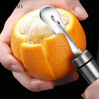 Stainless Steel Lemon Orange Peeler Practical Fruit Grapefruit Opener Cutter Kitchen Gadgets For Household Tools Orange Peeler Graters  Peelers Slicer