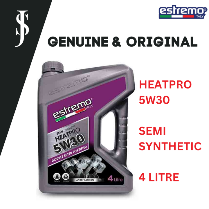 ESTREMO HEATPRO Semi Synthetic Engine Oil Motor Oil Lubricant Minyak