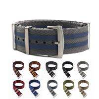 【YF】 20mm 22mm Wristband Grey/Blue Seatbelt Band