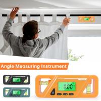 กล่องระดับการเอียงตัวโปรแทรคเตอร์ดิจิทัลกันน้ำวัดมุมกล่องปากกบวัด Goniometer เครื่องมือวัดแม่เหล็ก