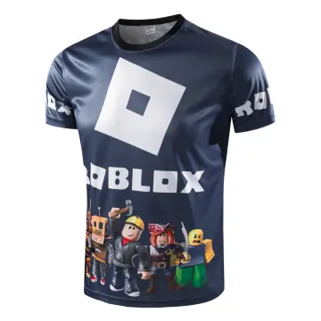 Kids Terno Roblox T-shirt for Girls Game Cartoon Print Shirt