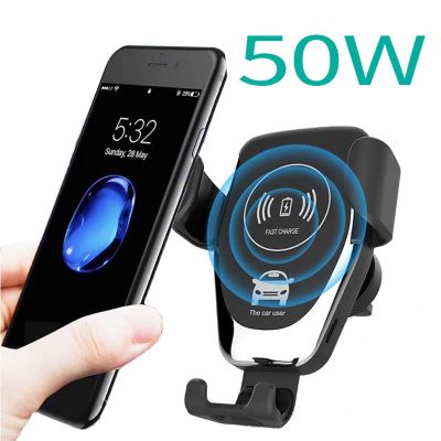 Car Wireless Fast Charging Stand Holder for iPhone 11 Pro Max Xs 8 USB Car Wireless Quick Charger Bracket for Samsung S20 S10 S9 Car Chargers