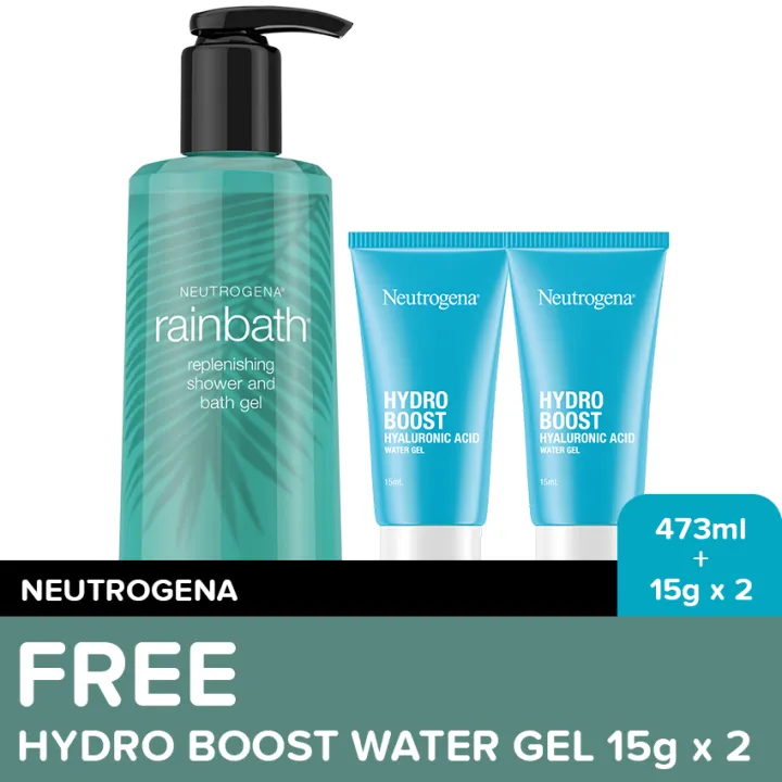 Neutrogena Rainbath Replenishing Body Wash 473ml + FREE Hydro Boost