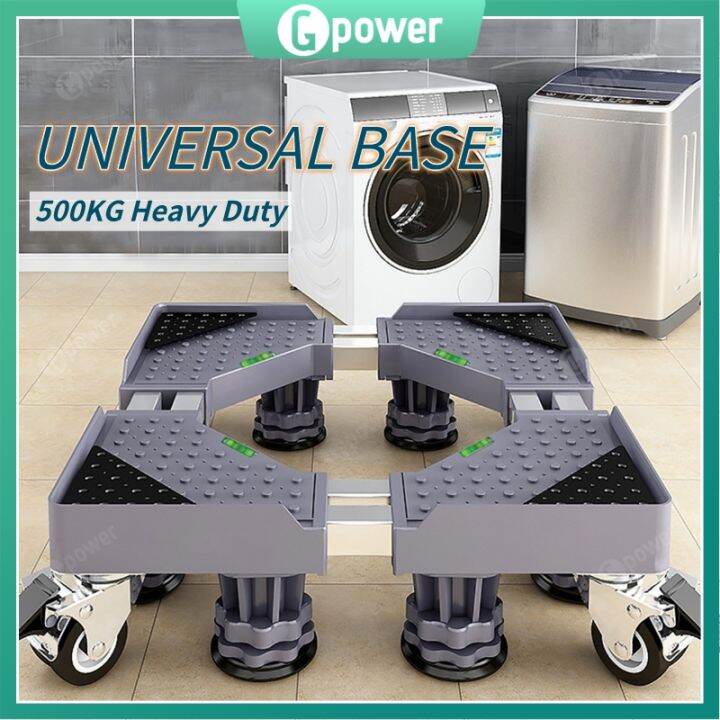 GPower Upgraded Ref Stand Washing Machine Stand With Wheel 8 Legs 8 Wheels Special Base for