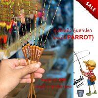 ทุ่นชิงหลิว ทุ่นตกปลา นกแก้ว(PARROT)สีน้ำตาล E01 เบอร์1 ทรงสวย 1ดอก ความยาว35cm  ทุ่นสปิ๋ว ทุ่นตกปลา ทุ่นไม้ ทุ่น