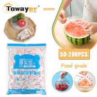 Saran Wrap Disposable Food Cover Food Grade Fresh-keeping Plastic Bags Vegetable Fruit Bowl Cover Kitchen Storage Accessories