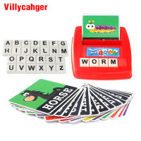 Alphabet Letters Figure Spelling Games Cards English Word Puzzle Childrens Educational Literacy Fun Early Learning Toys Flash Cards Flash Cards