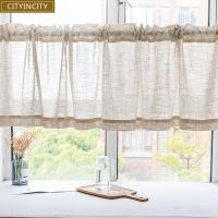 【YD】 Curtain for kitchen half Transparent Sheer Tulle Short door Curtains bar bedroom