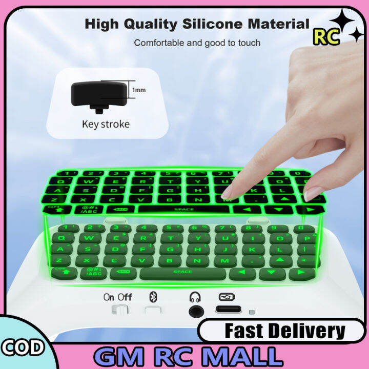 fast-delivery-wireless-keyboard-controller-mini-chat-pad-message-game-keyboard-keypad-built-in-speaker-with-audio-jack-chat-keyboard