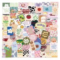 ▫ 10/90PCS Cute Flower Bear Theme Stickers Decoration Kawaii Stickers Self-adhesive Scrapbooking Stickers for Laptop Planners