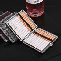 【CW】☼◊✷  BORISTAK20 Sticks Leather Cigar Metal Accessories Tobacco Storage Cover Hold for Mens