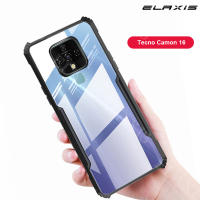 ELAXIS สำหรับ Tecno Camon 16เคสนิ่มใส่โทรศัพท์ซิลิโคนปลอดภัยอะคริลิคใสเคสป้องกันการกระแทก