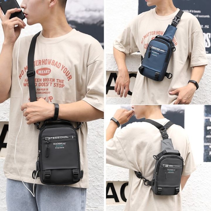 cod-wholesale-multifunctional-mens-messenger-bag-outdoor-shoulder-fashion-large-capacity-chest-korean-version-usb-charging-backpack