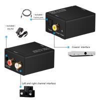 ตัวแปลงสัญญาณ Optical / Coaxial เป็น RCA Digital Coaxial To RCA Audio Converter