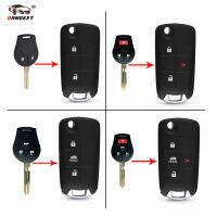 Dandkey 2 3 4 ปุ่มแก้ไขคีย์สำหรับ Nissan Sentra Versa Altima รถ Remote Key Fob เปลี่ยน-huangjianping