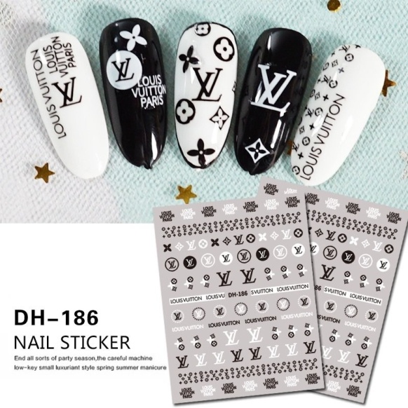 Nail Sticker LOGO và Thương Hiệu Đẹp Gucci, Adidas, Chanel Với nhiều mẫu  Dán Móng Tay - Dụng cụ làm móng | TheFaceHolic.com