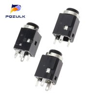 5PCS 3.5mm 3/4/5 Pin Vertical Socket Female Socket Jack with Screw 3.5 Audio Headphone Connector PJ-341 Earphone Hole