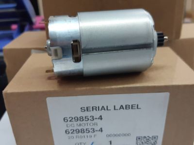 Makita service part Dc motor for model. DF330DW /DF030   Part no. 629853-4 อะไหล่มอเตอร์พร้อมเฟืองขับ