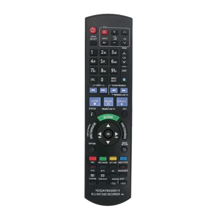 n2qayb000614-for-panasonic-dvd-blu-ray-player-dmr-bwt700eb-dmr-bwt700-dmr-bwt800eb-dmr-bwt800-remote-control-replacement