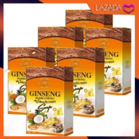 Ginseng herbal soap สบู่โสมคุณหญิงมริกาทอง 100 g. (6 ก้อน)