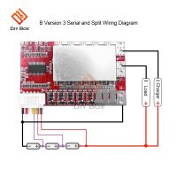 【YD】 3S 5S 50A 18650 Lithium Battery Protection Board 3.7V LiFePO4 Bms With Circuit Charging Module