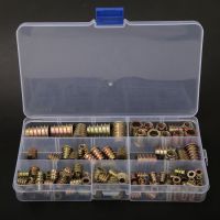 【cw】 100Pcs Iron Zinc Plating Insert Wood Drive Nuts Accessories 【hot】