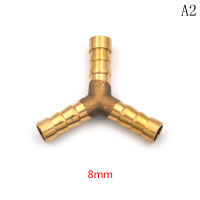 yuanhesheng ทองเหลือง Y Splitter Joiner ท่อเชื่อมต่อข้อต่อ Air ท่อน้ำมันเชื้อเพลิง