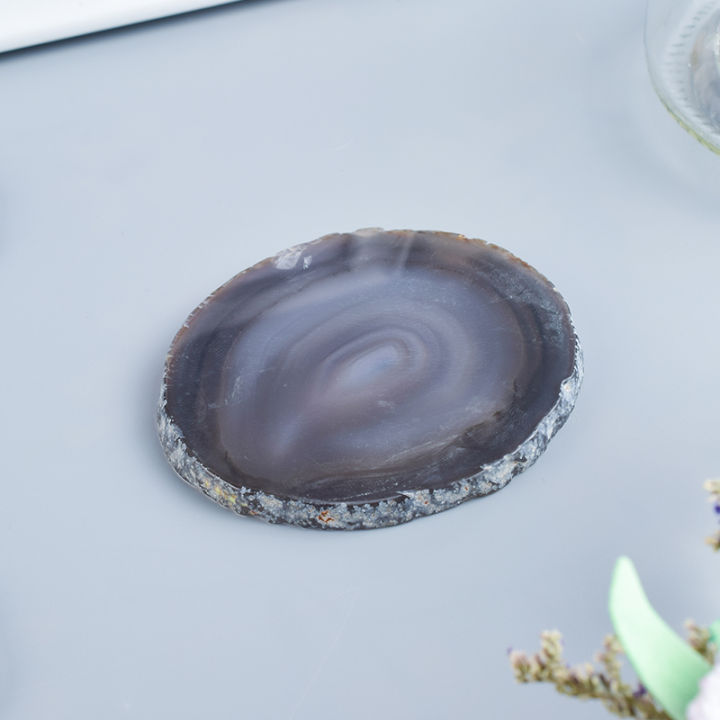 80-mm-agate-pad-grey-round-shape-slice-natural-stone-gems-crafts-semi-precious-coaster-cup-beverage-holder-crystal-mat