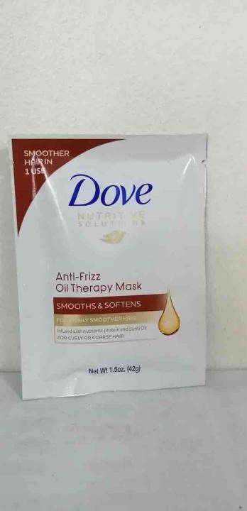 Dove Anti Frizz Oil Therapy Hair Mask 42g Lazada Ph