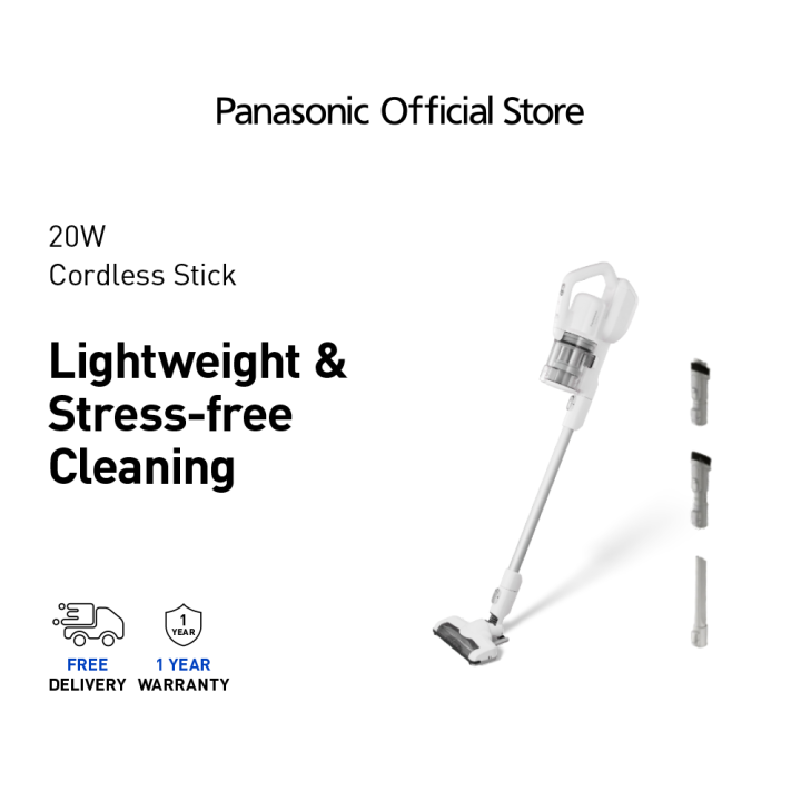 PANASONIC MCSBV01 CORDLESS STICK VACUUM CLEANER MCSBV01W147