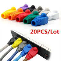 UNI 20pcs RJ45 8P8C Network CABLE CONNECTOR ADAPTER ฝาครอบ/Boot สำหรับ CAT 5/5e/6