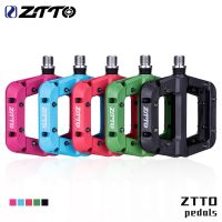 ZTTO MTB แบริ่งเบามากคันเหยียบแบนเชสเตอร์ XC แข่ง AM MX เท้าใหญ่ป้องกันลื่นดูไนลอนจักรยานพลาสติก