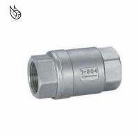 304 stainless steel 1/8" 1/4" 3/8" 1/2" 3/4" 1" female thread wire mouth vertical check valve non-return valve