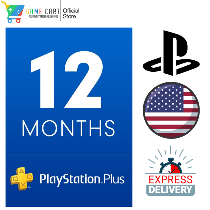 Playstation Plus Membership Card - United States (US)