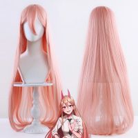 Novelty Anime Chainsaw Man Makima Wig Cosplay Costumes Props Power Women Sexy Kawaii Wig Hair Cartoon