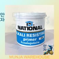 National สีรองพื้นปูนใหม่ สีรองพื้นปูนกันด่าง #1660 ขนาด 1 แกลลอน (3.5 ลิตร)