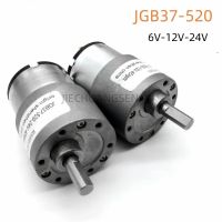 มอเตอร์ไฟฟ้าไมโคร12V 3V 6V 24V มอเตอร์ลด DC แรงบิด JGB37-520คุณภาพสูง12V มอเตอร์เกียร์ Ddj3925 ZL