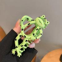 Frog Shark Clip Korean Funny Style Metal Green Back Head New Hair Hair Claw Accessories O1I2