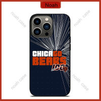 Chicago Bears Phone Case for iPhone 14 Pro Max / iPhone 13 Pro Max / iPhone 12 Pro Max / Samsung Galaxy Note 20 / S23 Ultra Anti-fall Protective Case Cover 1049