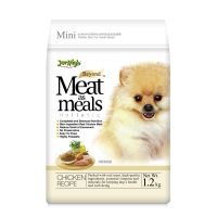 ลดล้างสต๊อค JerHigh Meat as meals อาหารสุนัข รสไก่ 1.2 kg