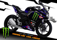 สติ๊กเกอร์แต่งลายรถ Honda Cbr 150 ตัวโมลเดลก่อนโฉมใหม่ ปี 2015 ลาย Monster