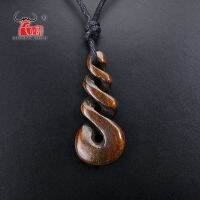 （Zoe necklace） GX013ที่ทำด้วยมือแกะสลักบิดนิวซีแลนด์ Maori เผ่าเค้นคอผู้หญิงผู้ชาย39; S สร้อยคอจามรีกระดูกอินฟินิตี้จี้สำหรับท่อง