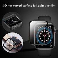 【COOL】 เหมาะสำหรับนาฬิกา7ฟิล์ม Iwatch41 45มม. แบบเต็มหน้าจอ3D ฟิล์มป้องกันดัดร้อน44มม. 40มม. IWatch 6 4 3 SE